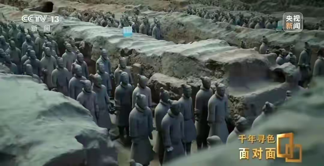 彩色兵马俑被复原，逼真细节震撼人心